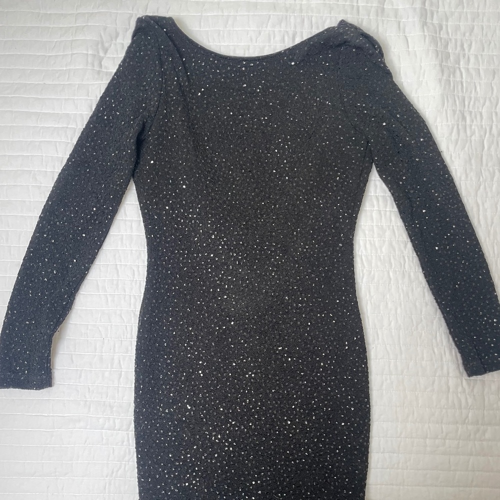 Lovely Day Plunge Back Mini Dress